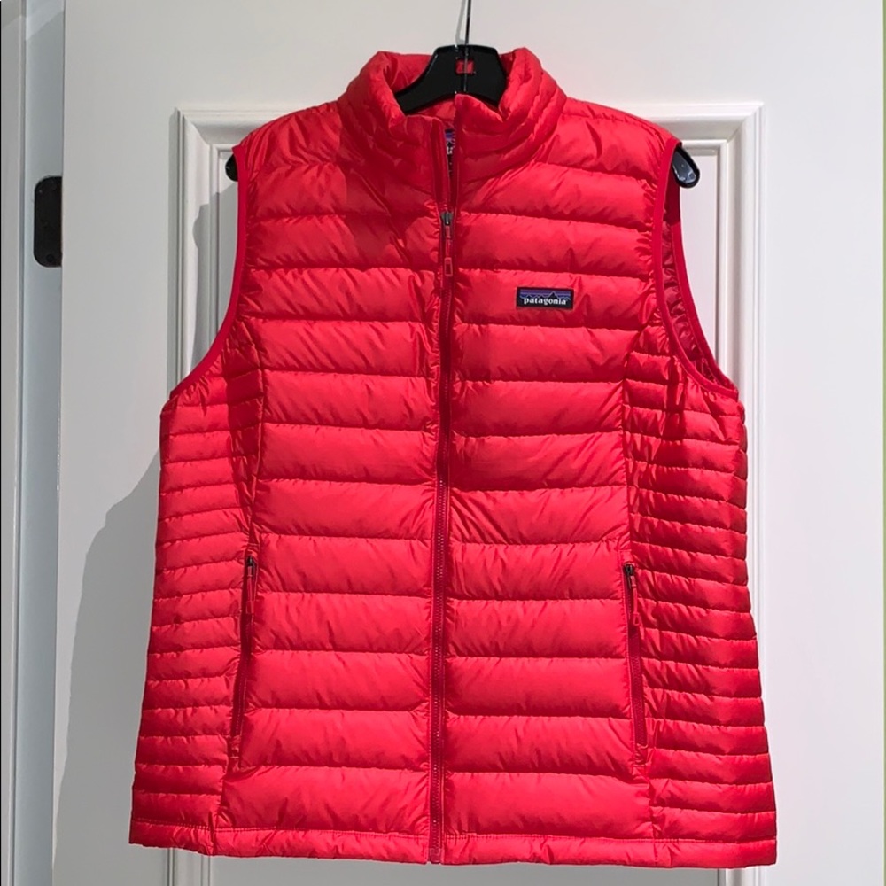 Women’s Patagonia Red Down Sweater Vest